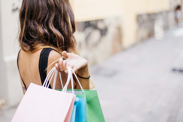 Woman with shopping bag